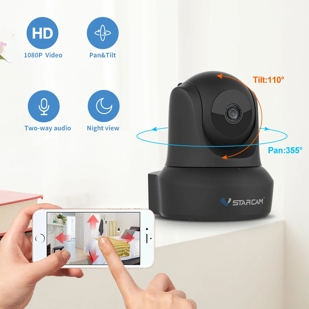  Vstarcam C29S 1080P HD WIFI IP Camera Night Vision home Security Camera Wireless P2P Indoor IR cam 