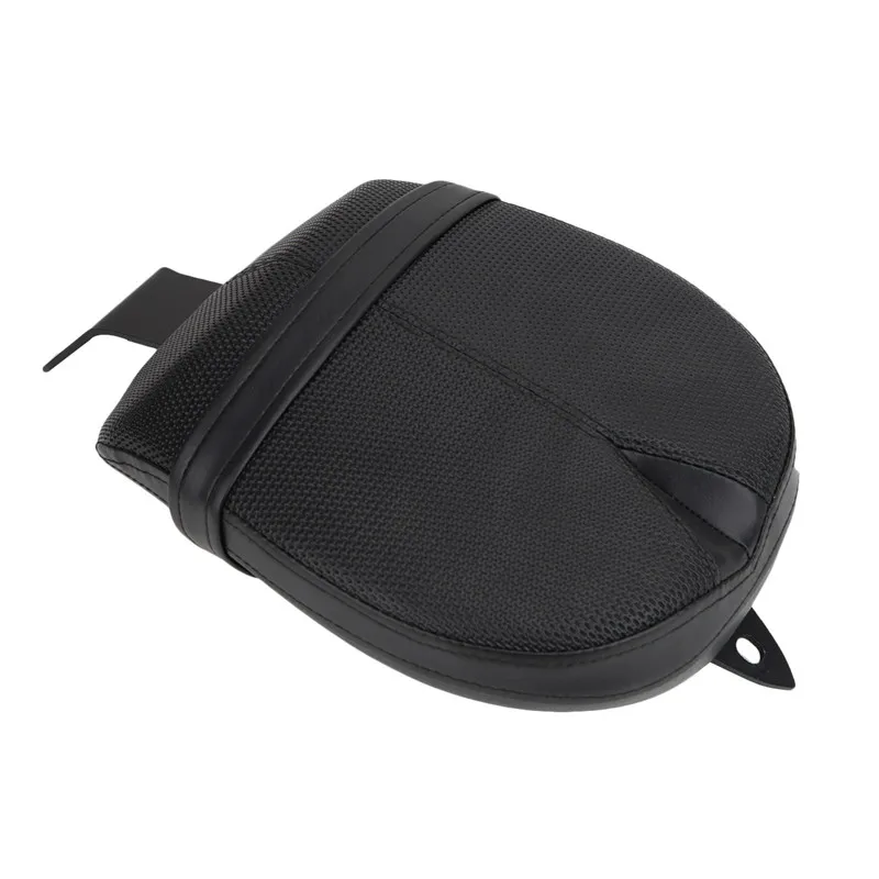 Motorcycle Passenger Rear Solo Seat Cushion Pad For Victory Octane 2017 Leather Saddle Pad Black Motorbike Accessory WISENGEAR (1)