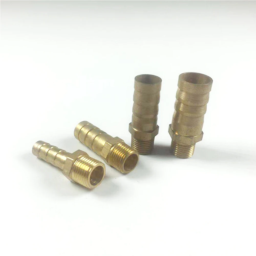1 шт. трубный фитинг 6 мм 8 10 12 шланг Барб x 1/8 &quotBSP Мужская резьба латунная колючая