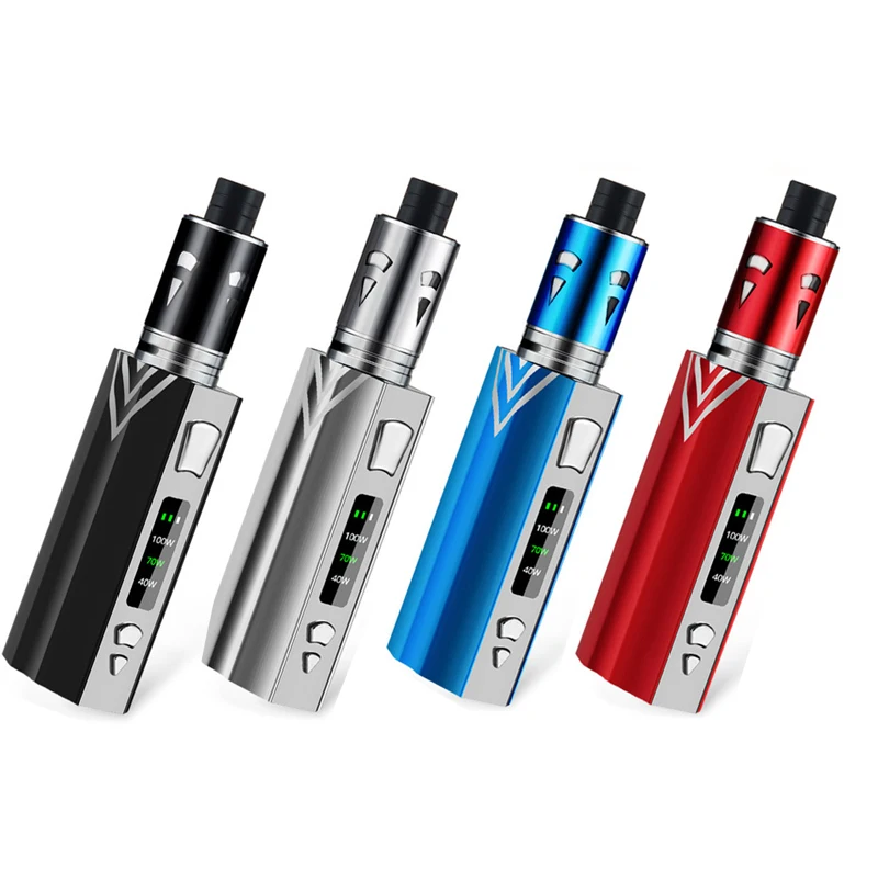 

originally JXS008 100w kit 2200 mah e-cigarette Grande smoke atomiseur vape vaporisateur stylo huge vaporisateur e-cigarettes