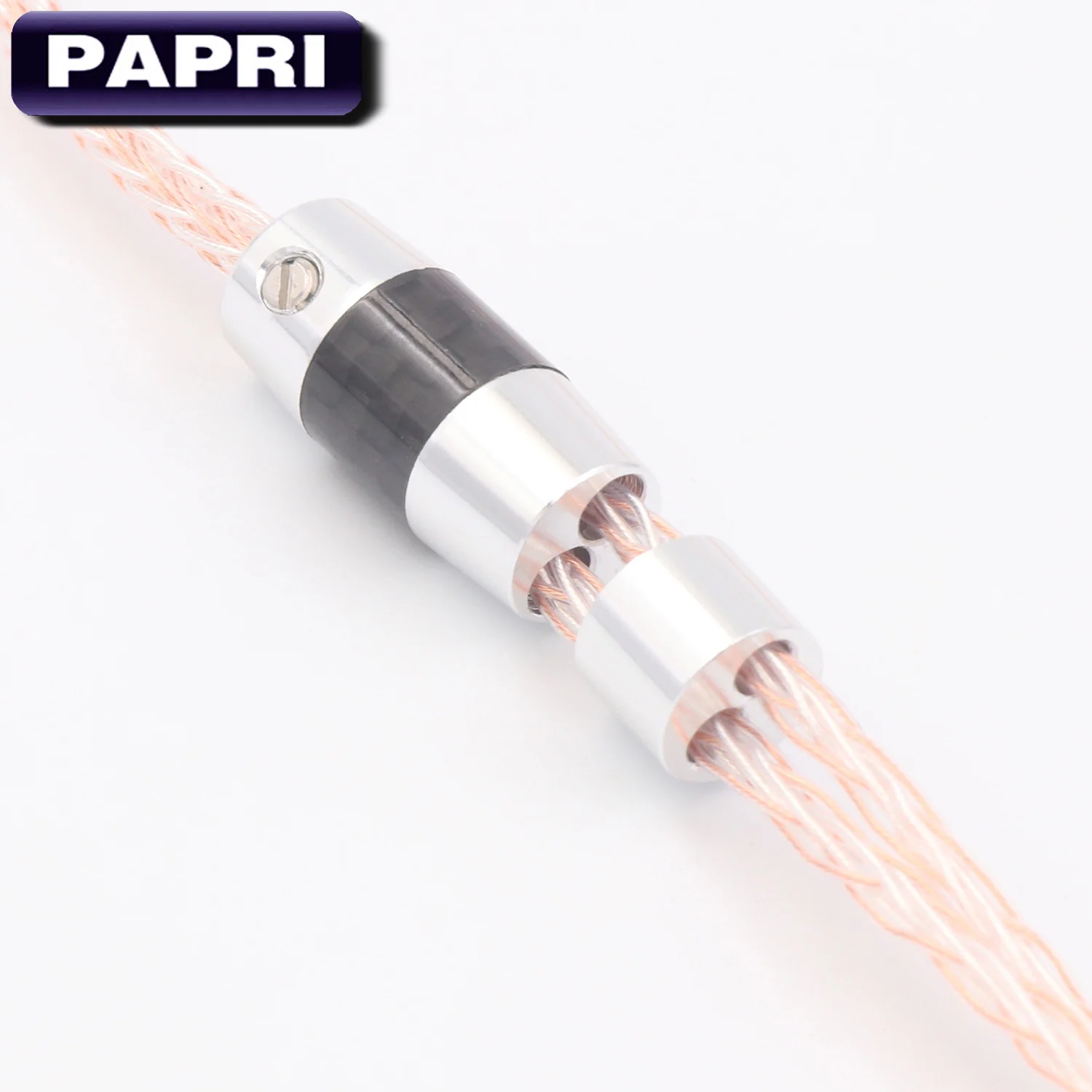PAPRI 2 5 3 5mm 4 4mm PTFE 16 Core OCC Silver Plated Earphone Cable DIY For Most MMCX 0 78MM Headphone Wires