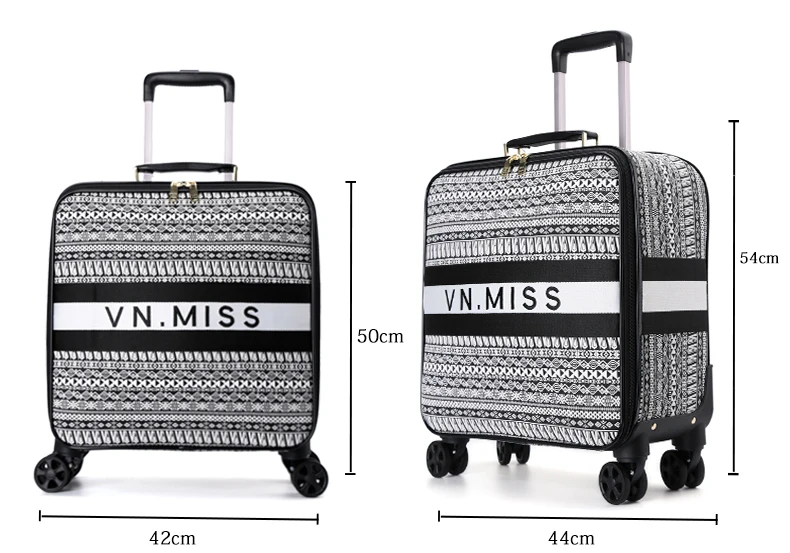Популярная тележка для багажа на колесах чехол для женщин чемодан Корейская версия Шасси универсальный колесный легкий чемодан