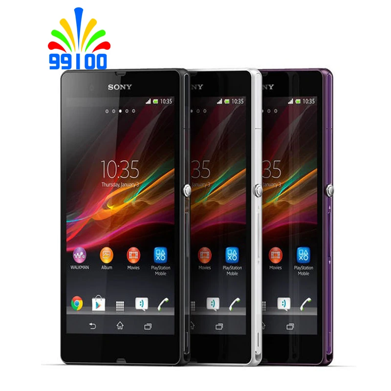 Оригинальный разблокированный мобильный телефон Sony Xperia Z C6603 б/у экран 90% дюйма