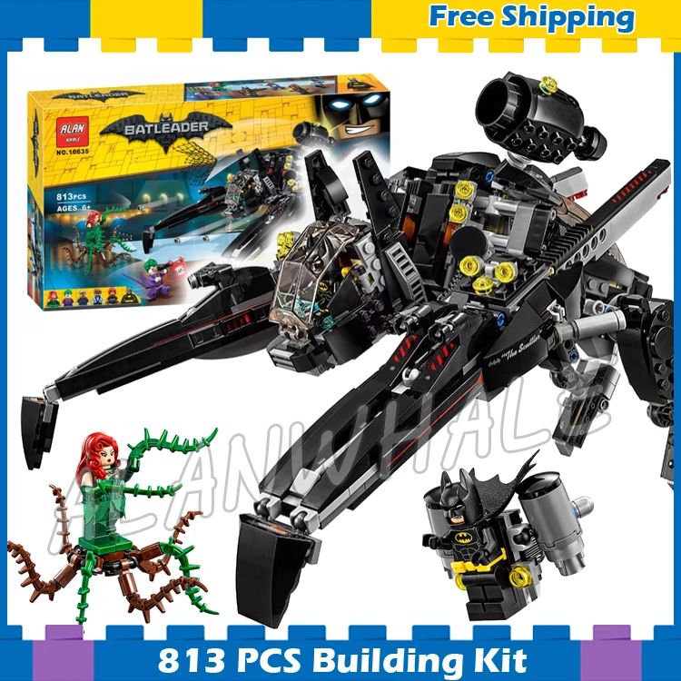 

813pcs Super Heroes Batman Movie The Scuttler Poison Ivy 10635 Model Building Blocks Assemble Gifts Sets Compatible with Lego