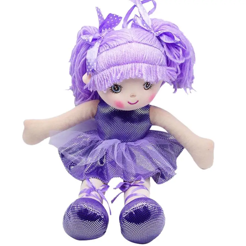 

CHAMSGEND Plush Toy Cute Dolls Soft Lifelike Cloth Dolls Baby's Little Partner Stuffed Toy