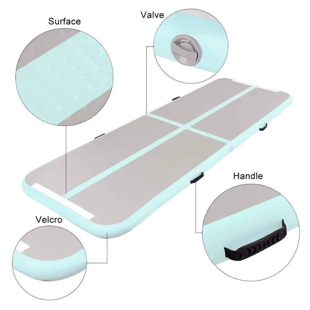 التمارين الرياضية قابلة للنفخ Airtrack تراجع الهواء المسار الطابق 6 m 5 m الترامبولين مضخة هواء كهربائية استخدام المنزلي/التدريب/التشجيع/الشاطئ التمارين الرياضية قابلة للنفخ Airtrack تراجع الهواء المسار الطابق 6 m 5 m الترامبولين مضخة هواء كهربائية استخدام المنزلي/التدريب/التشجيع/الشاطئ