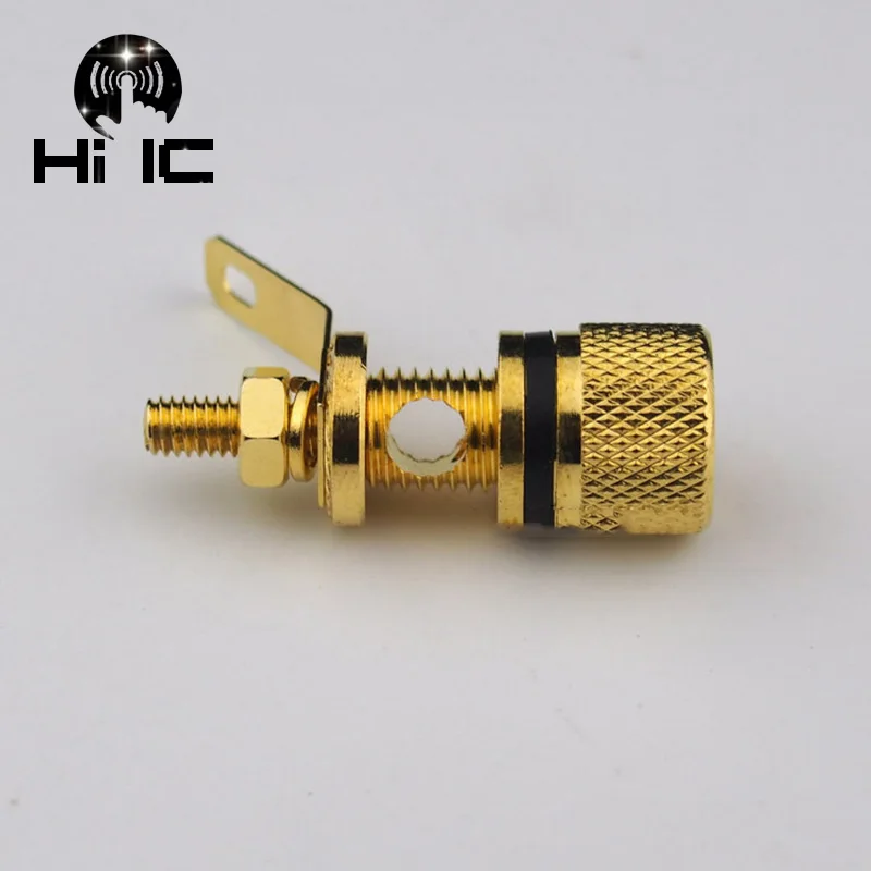 2 шт./10 шт. позолоченная аудиоколонка связующая колонка HIFI усилитель терминал для