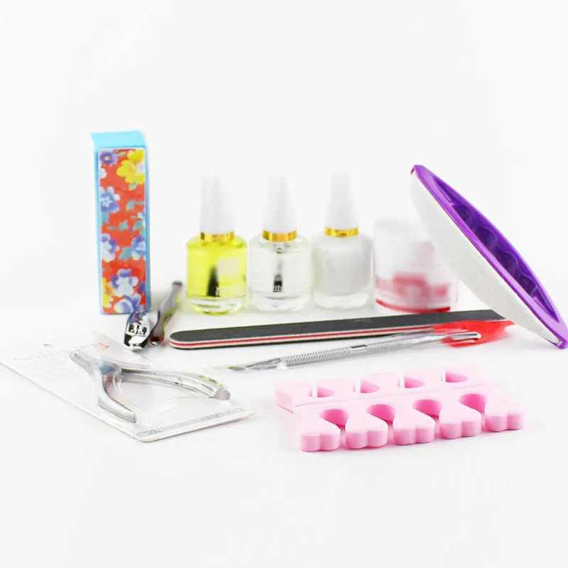 Buy Nail Art Manicure Tool Soak Off Gel Nails Base Coat Polish Tweezers Clipper