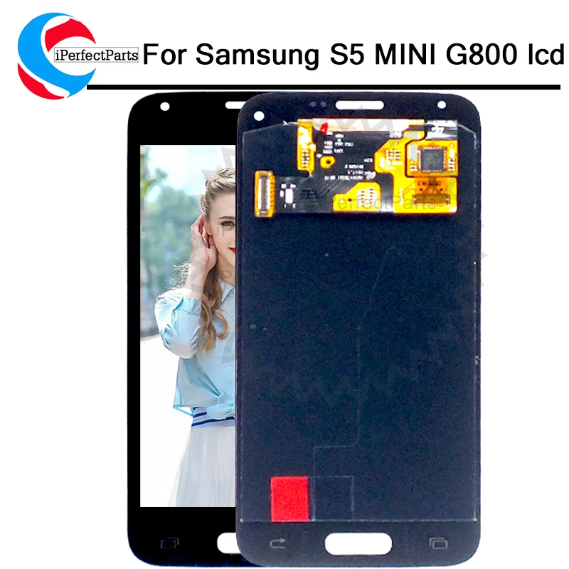 

100% Tested Super Amoled Replacement LCD for Samsung Galaxy S5 mini G800 G800F LCD display with touch screen digitizer Assembly