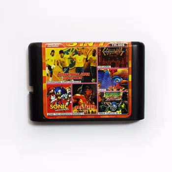 

Sega MD Game Card 6 IN 1 For 16 bit Sega Mega Drive / Genesis - TH009