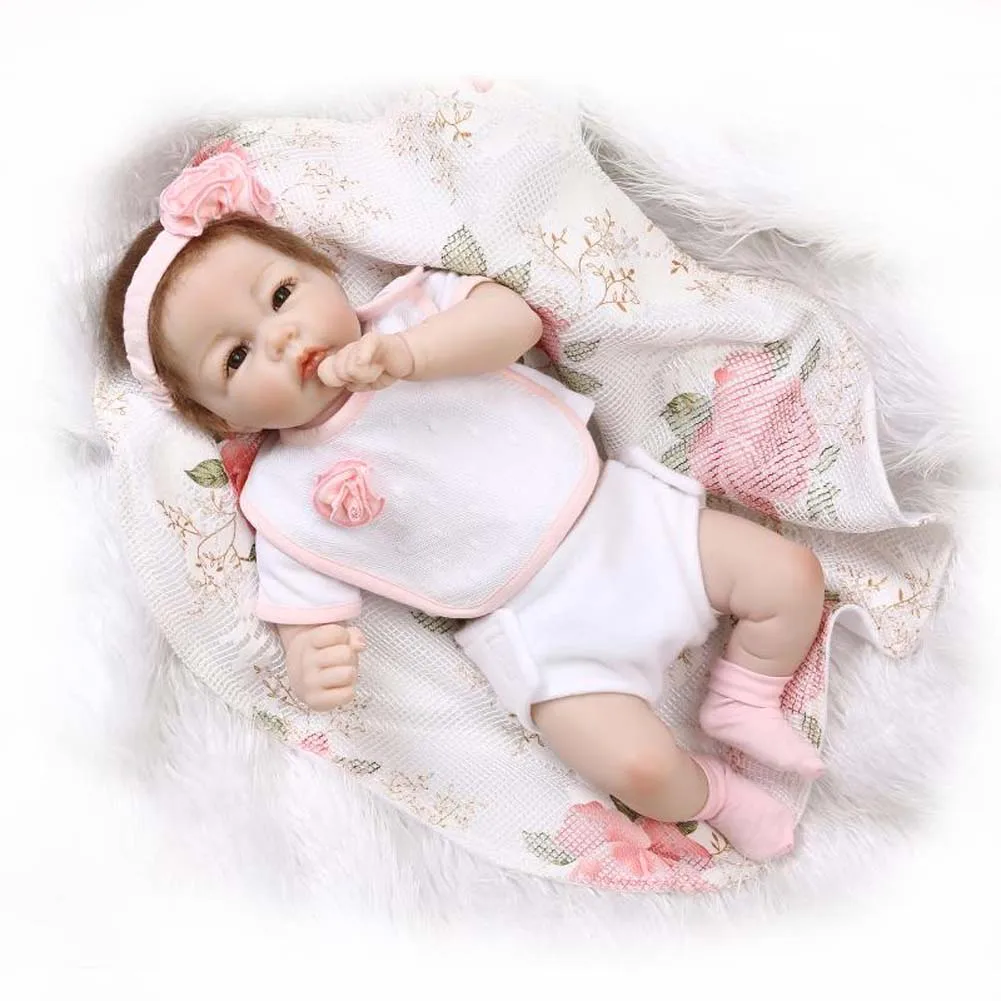 

NPK 50cm/20inch Baby Reborn Dolls Full Body Silicone Doll Toddler Lifelike Toys Birthday Gifts NSV775