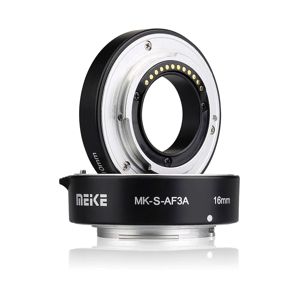 

Auto 10mm 16mm Photography Lens Adapter Mirrorless Camera Extension Tube Metal MK-S-AF3A Macro FE-Mount For Sony A6000 A7