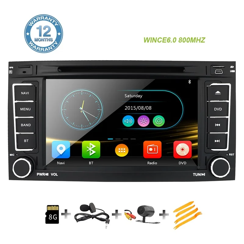 HD Car DVD Player Stereo Radio GPS Navigation for VW T5 Multivan 2009