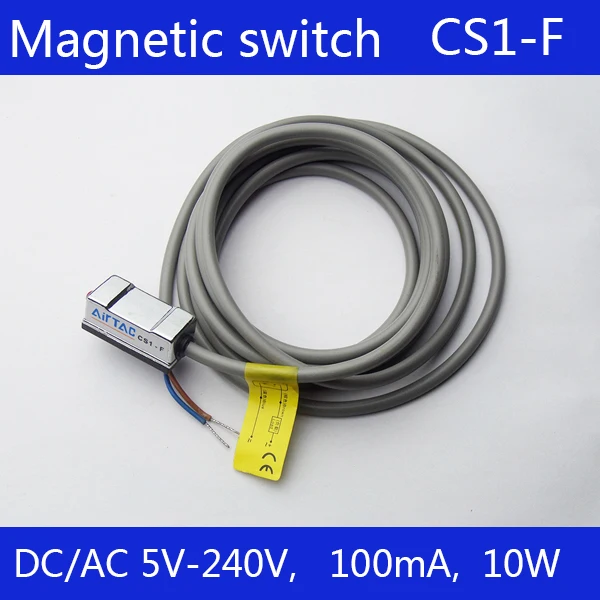 1.5 M filaire magnétique no CS1-F Reed Commutateur capteur de courant continu/Air Conditionné 5-240 V 