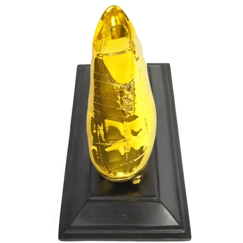 

2020 Resin Golden Boot Trophy Gold Plated World Cup Football Champions League Trophy Soccer Ball Match Souvenir Collection Award