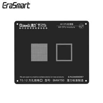 

QianLi ToolPlus 3D iBlack iPhone A8 CPU Module BGA Reballing Black Stencil