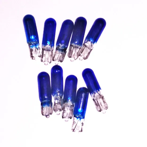Светодиодные лампы T5 286 W2W 12 В 2 Вт с голубым стеклом 10 шт.|car light interior|car lightt5 10pcs |