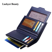 Marque Hommes Portefeuilles En Cuir Designer Portefeuille Avec Zip Coin Pocket Casual Solide Court Portefeuilles Mode Homme Bourse 101