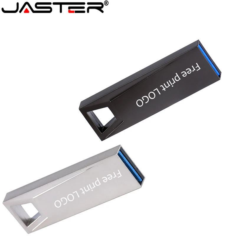 JASTER USB 2,0 Водонепроницаемый металлический USB флеш-накопитель 128 Гб 64 ГБ 32 ГБ 16 ГБ USB флешка металлическая ручка-накопитель реальная емкость(5 шт., Пользовательский логотип