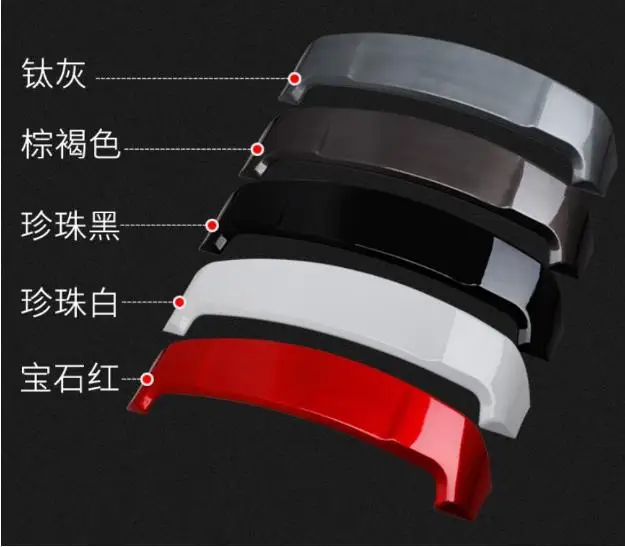

Original car paint ABS free punching fixed wing tail Car accessories for Mitsubishi Outlander 2016 2017 2018 Car styling