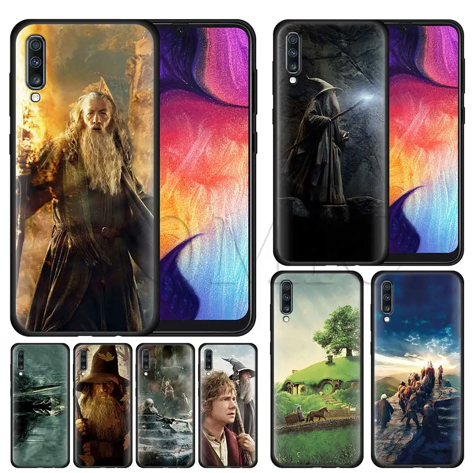

The Lord of Rings Hobbit Silicone Soft Case for Samsung Galaxy A50 A40 A70 A30 A20 A80 A6 A7 A8 Plus A9 2018 Black Case Coque
