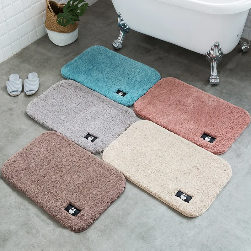 Online Hohe qualität Mikrofaser bad saugfähigen boden matte, Wc anti slip teppich, Schlafzimmer weichen handtuch teppich. super saugfähigen decke.
