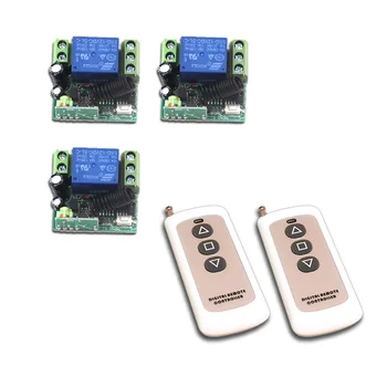 

DC 24V Wireless Remote Control Switch Mini 12V 1CH 10A Relay Receiver Remote Plug Teleswitch 315Mhz / 433Mhz