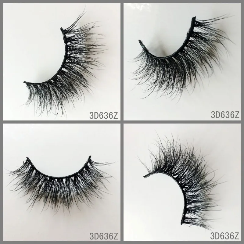 Frete Grátis - Lote Cílios Vison Naturais Pestanas Falsas Falso Eye Lashes Maquiagem Longo 3d Extensão Ups 300 Par 8 Cílios postiços