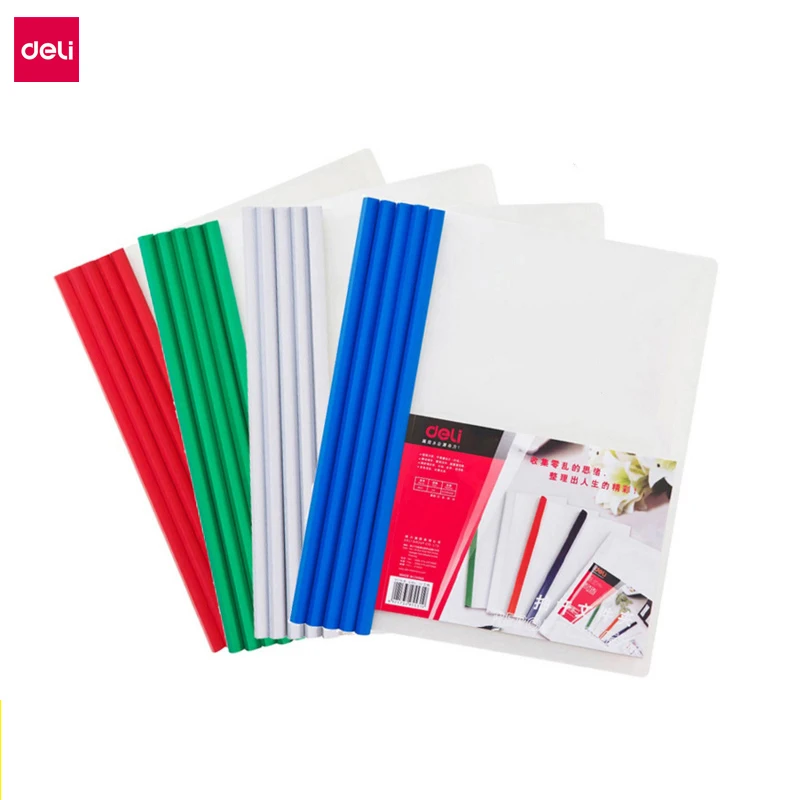

Deli 10pcs A4 Size File Folder Presentation Folder Portable Document Folder File and Paper Organizer Office and School Supplies