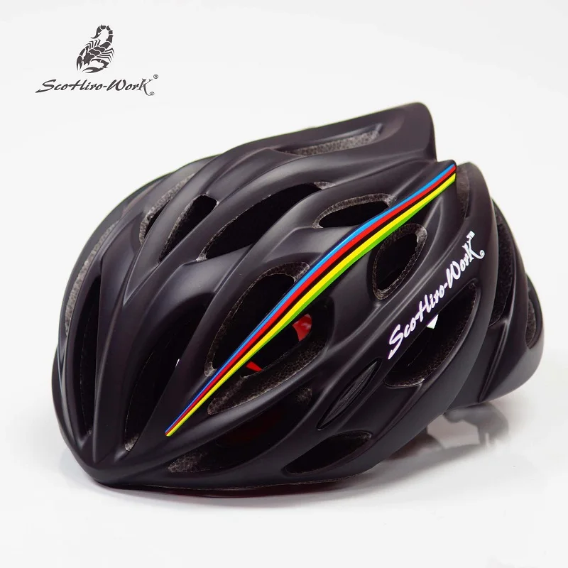 

Integrally-molded cycling helmet men&women Matte black EPS+PC sport bicycle helmet MTB aero mountain road bike race helmet speed