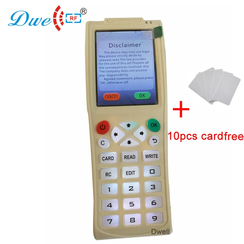 Система контроля доступа РЧ DWE CC сканер для копирования rfid карт Австралия 125 кГц и