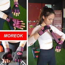 Antislip Crossfit Sports Training Yoga Women Workout Fitness Gym Gloves Bodybuilding Running Dumbbell Weight Lifting Gloves Men