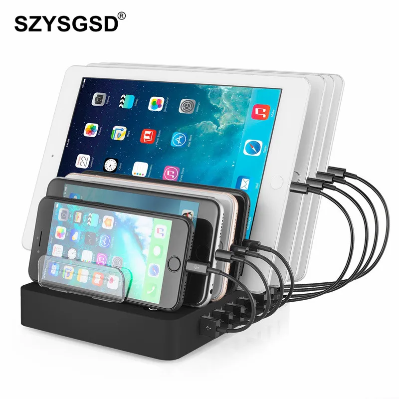 Szysgsd 50w 8 Usb Port Charging Station For Iphone Ipad Samsung Multi