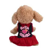 Футболка для собак, платье для маленьких собак, модная футболка для собак, платье для кошек, Милый Летний жилет, юбка 3,9