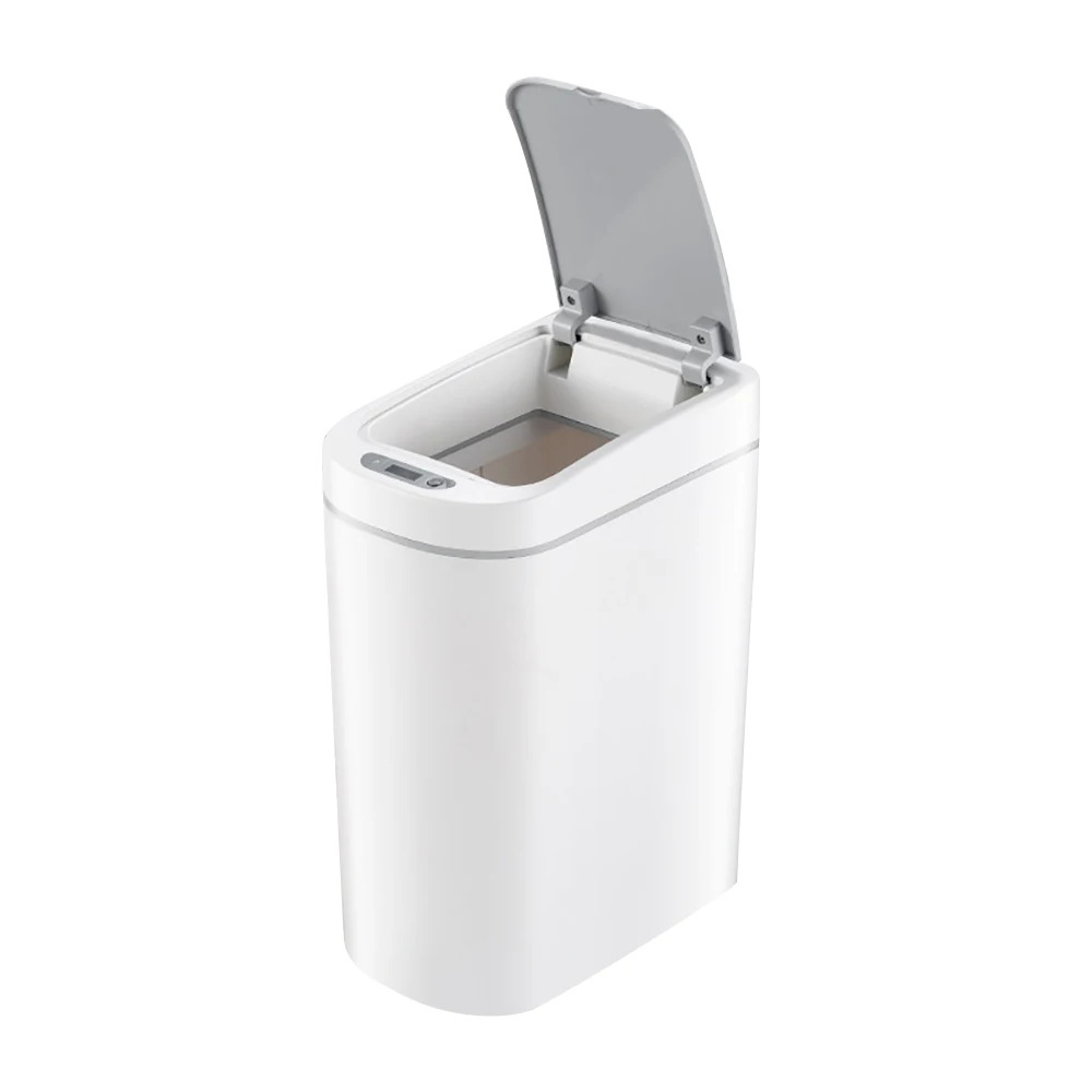 

New 7L Smart Trash Can Motion Sensor Auto Sealing LED Induction Cover Trash Ashcan Bins IPX3 Waterproof