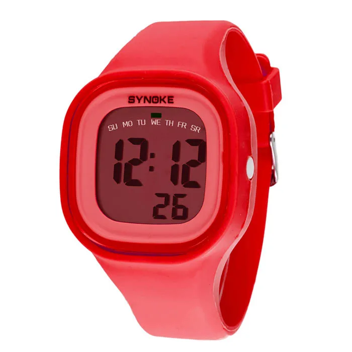 Лидер продаж! Акриловые Детские светодиодный цифровые часы Reloj Мода силиконовые спортивные наручные часы для мальчиков детские часы будильник Relogios