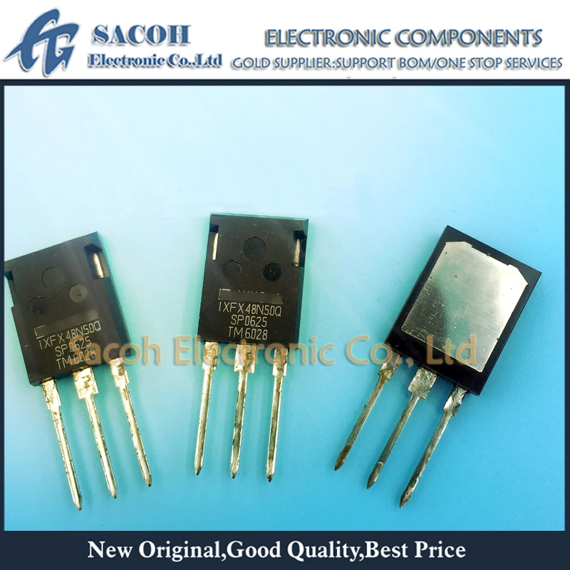 

Free Shipping 10Pcs IXFX48N50Q IXFX48N50 IXFR48N50Q 48N50 TO-247Max 48A 500V Power MOSFET Transistor