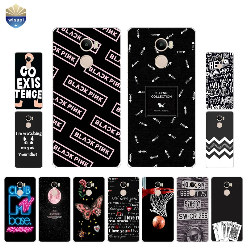 

For Xiaomi Redmi 3 / 3 Pro Shell For Redmi 4 / 4 Pro Phone Case 5.0" For Hongmi 4A Coque TPU Bumper Black Style Design Painted