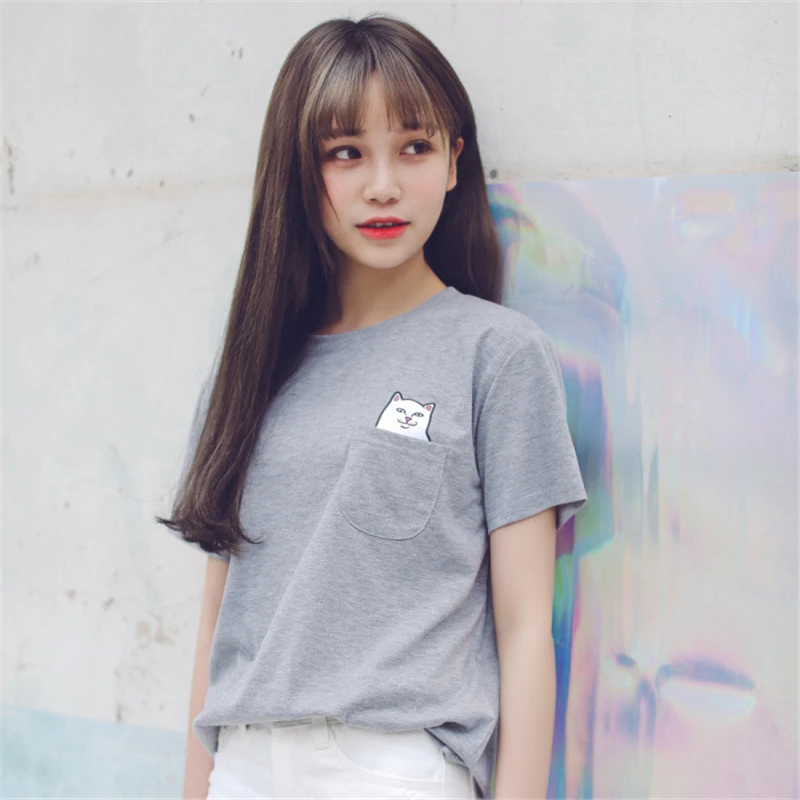 ZSIIBO-Pocket-Harajuku-Cat-Women-Short-Sleeve-T-shirt-Casual-O-Neck-Funny-Print-Lady-Top (2)