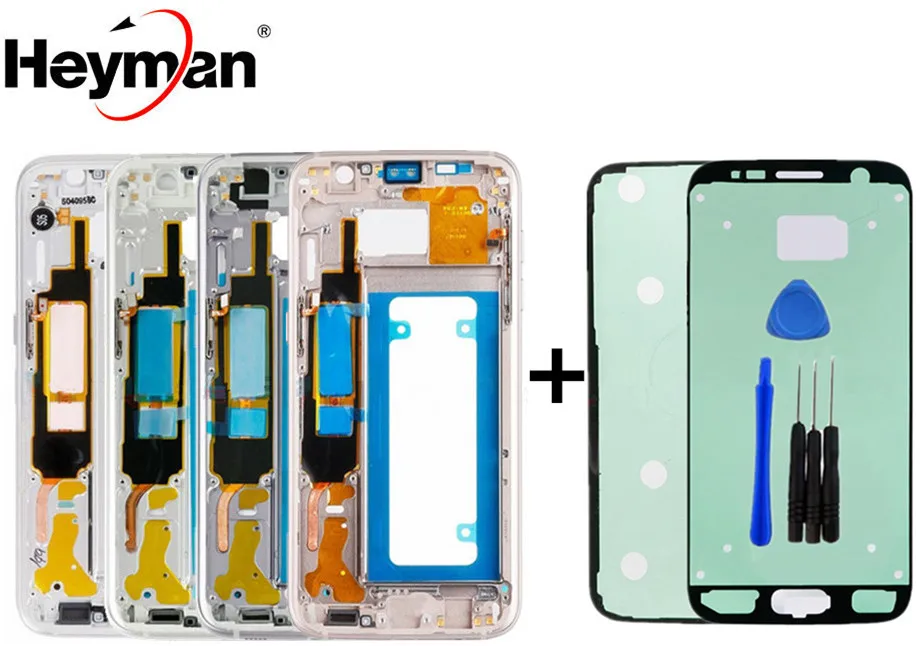 

Heyman Battery Door Middle Housings for Samsung Galaxy S7 Edge G935/G935F/G935A/G935V/G935P/G935T/G935R4/G935W8 Cover Partition