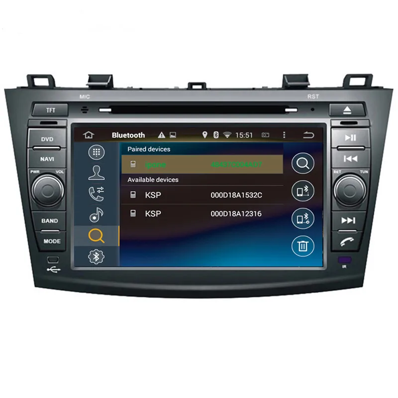 Clearance Octa Core 4G RAM 64G ROM Android 9.0 Car DVD Multimedia Player Auto GPS Navigation for MAZDA 3 2010- 15