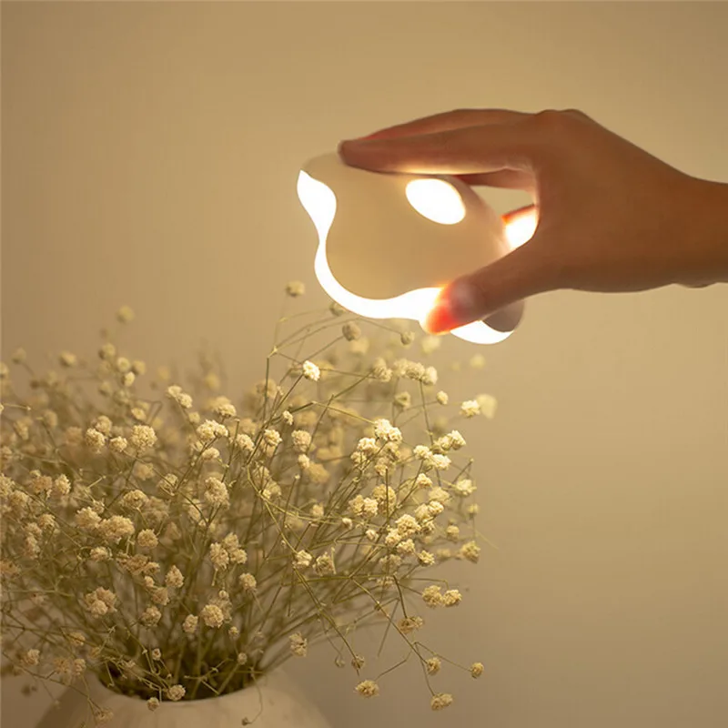 

LED Strip Motion Sensor Night Light Bedside Lamp Illumination(Warm Soft Glow) baby room light charge can magnet pokemon figures