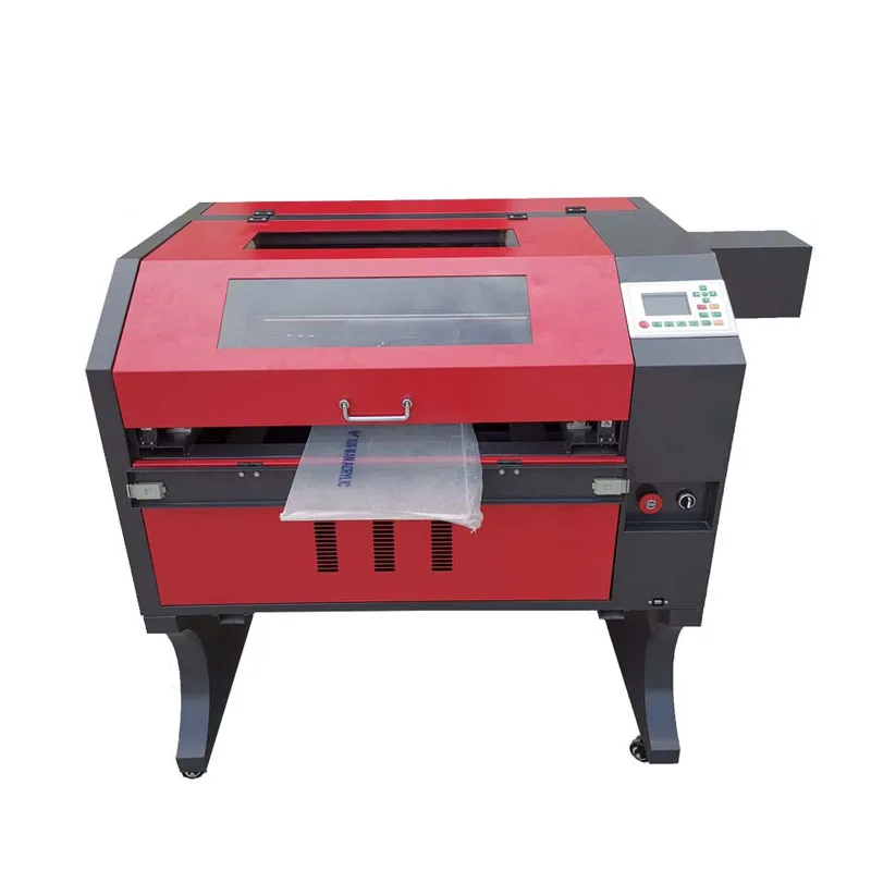 Мини лазерный гравировальный станок Ruida 4060 s 6442 50 Вт многоязычная работа CO2 гравер