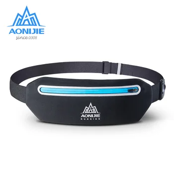 

*AONIJIE W922 Adjustable Slim Running Waist Belt Jogging Bag Fanny Pack Travel Marathon Gym Workout Fitness 6.8-in Phone Holder