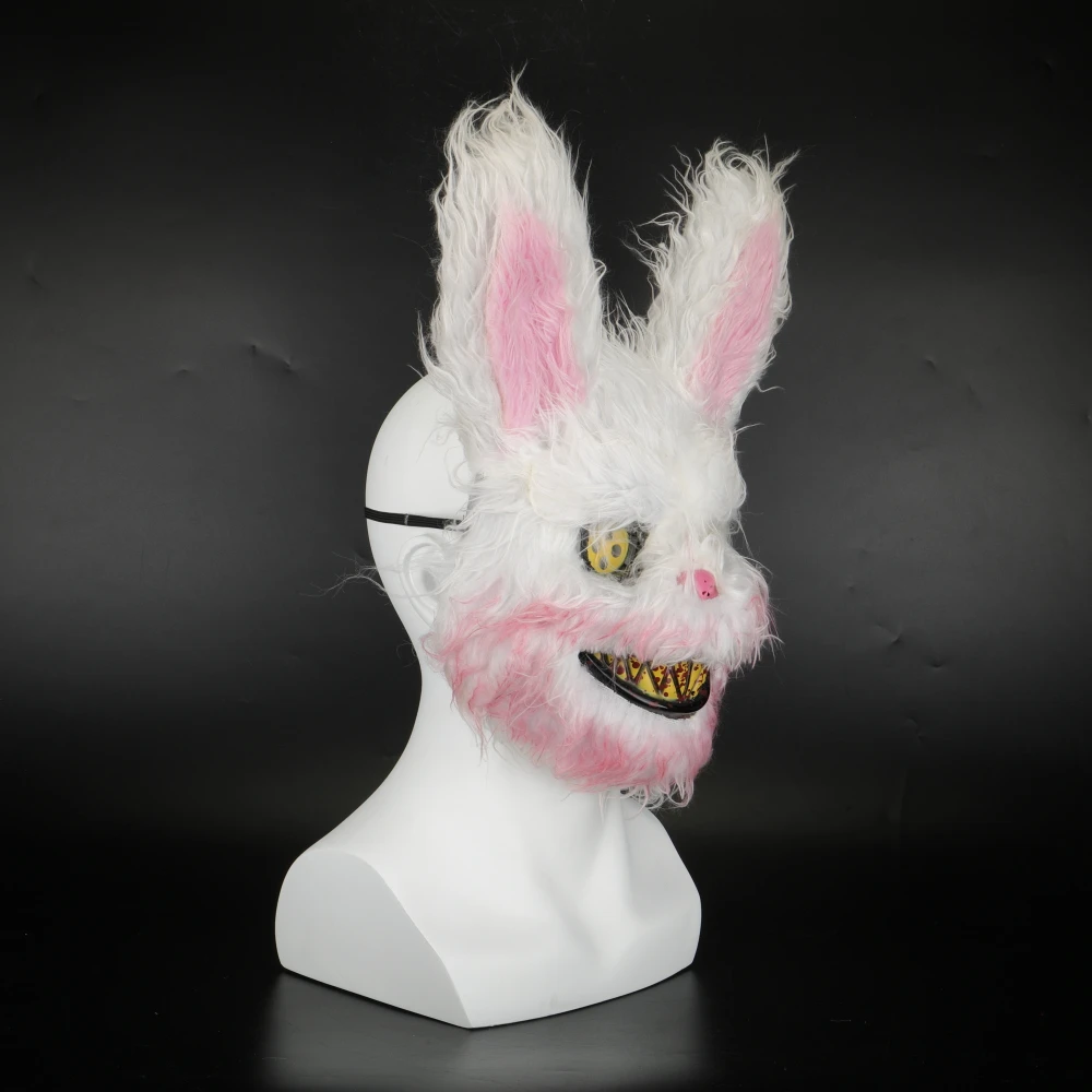 Animal Masks Animal Themed Costumes Horrible Rabbit Mask Felt Plastic Cosplay Prop Halloween Accessories Men Women Face Mask     (35)