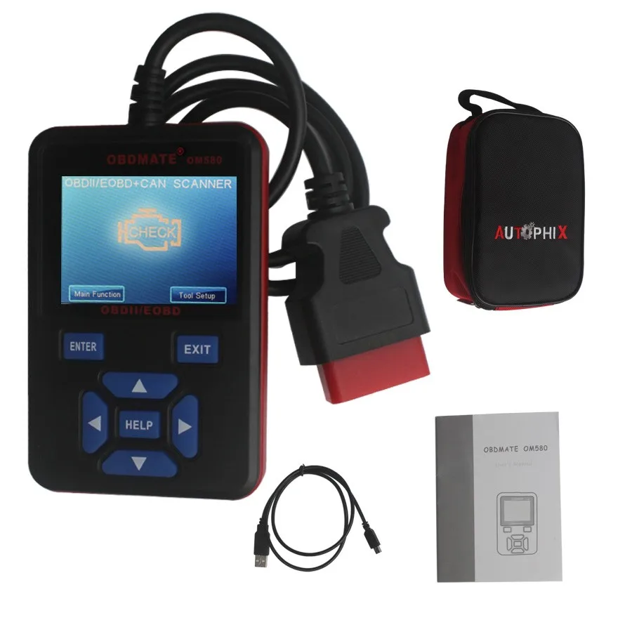 AUTOPHIX OBDMATE OM580 OBDII EOBD считыватель кода сканер