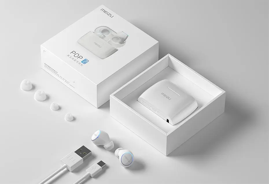 Meizu POP 2 POP2 TW50S беспроводные наушники Bluetooth 5,0 гарнитура мини-наушники-вкладыши водонепроницаемые беспроводные зарядки глобальная версия