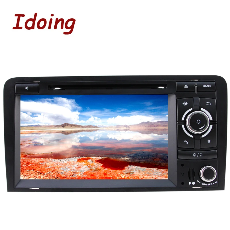Idoing Android7.1/2G + 16G/4 ядра/2Din для Audi A3 автомобильный dvd плеер мультимедийное видео