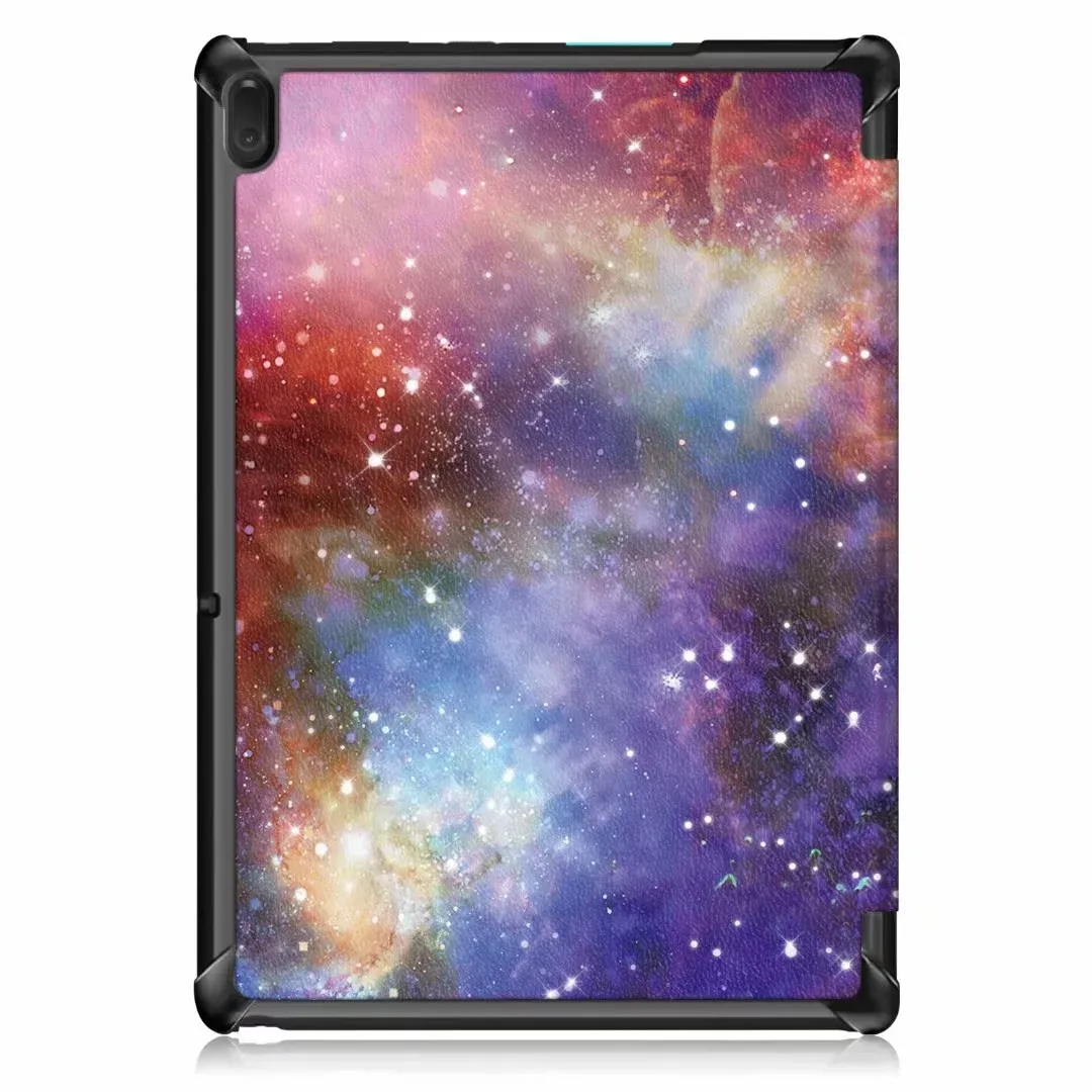 Для Lenovo Tab E10 TB X104F 2019 новый выпуск 10 1 &quotчехол с принтом три сложения Магнитный