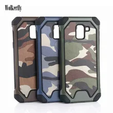 Камуфляжный чехол для samsung Galaxy A6 плюс J4 J6 S9 S8 плюс S6 S7 край A3 A5 A7 J3 J5 J7 армейский Чехол-Броня с камуфляжным принтом крышка